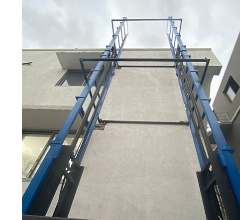 Hydraulic Double Mast Goods Lift Manufacturer